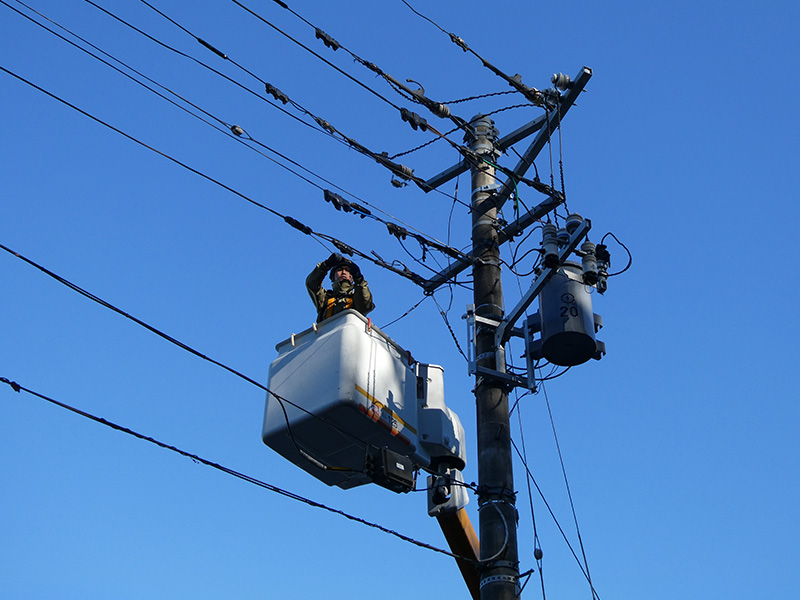 引き込み線工事