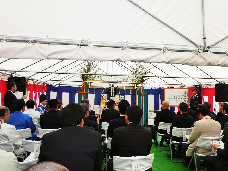 平成29年　三枚堂トンネル安全祈願祭