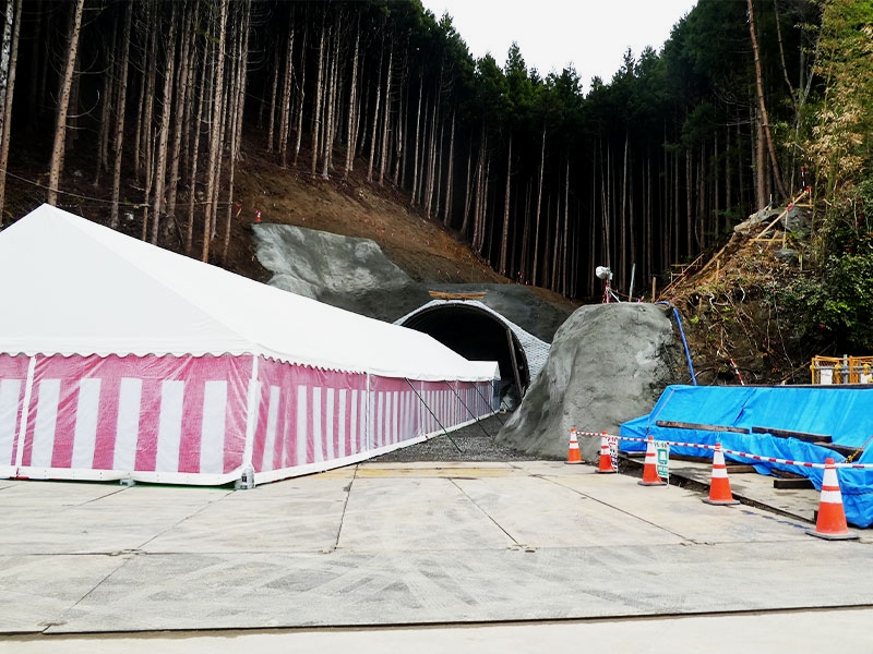 平成29年　三枚堂トンネル安全祈願祭