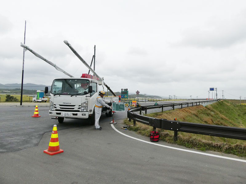 令和元年　坂元　街灯施工