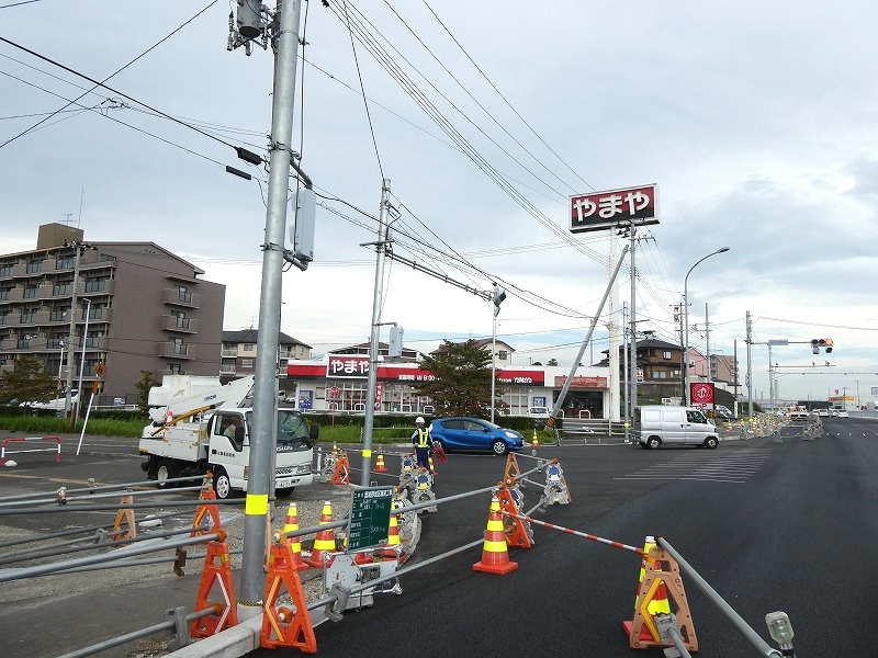 令和2年　宮城野区鶴ケ谷　照明灯設置工事