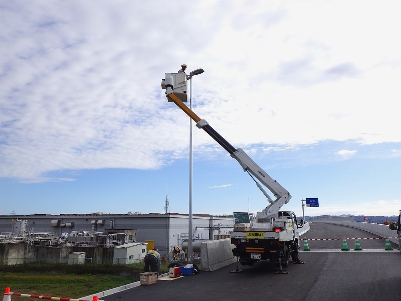 令和2年　登米市 照明灯設置工事